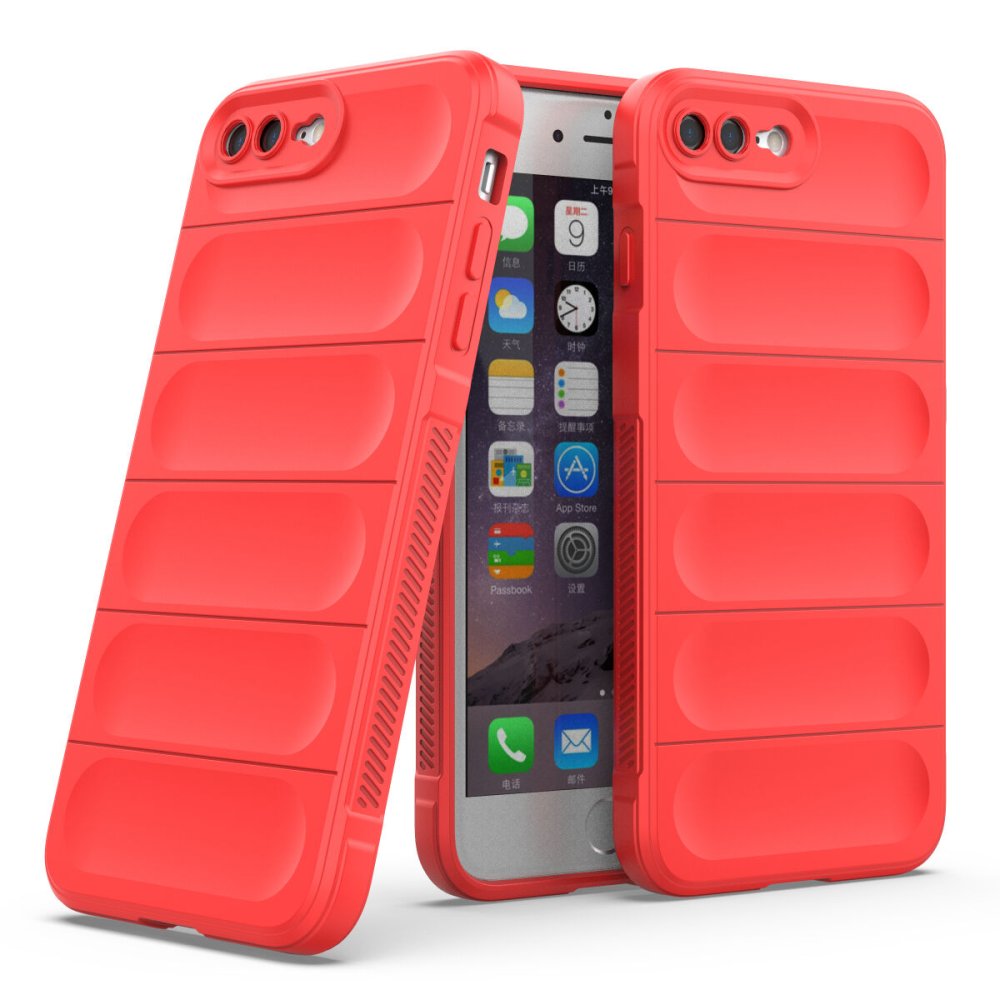 iPhone 8 Plus Kılıf Optimum Silikon - Kırmızı iPhone 8 Plus Kılıf Optimum Silikon - Kırmızı