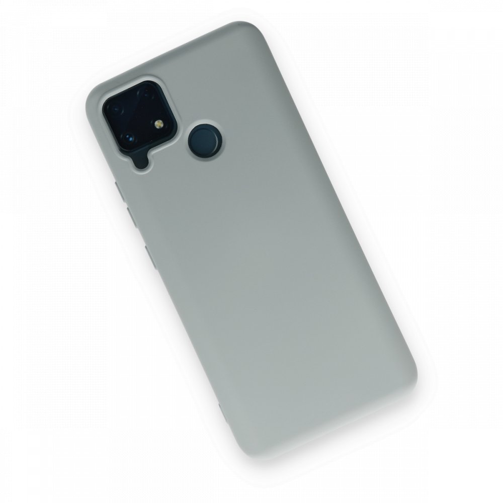 Realme C25s Kılıf Nano içi Kadife Silikon - Buz Mavisi