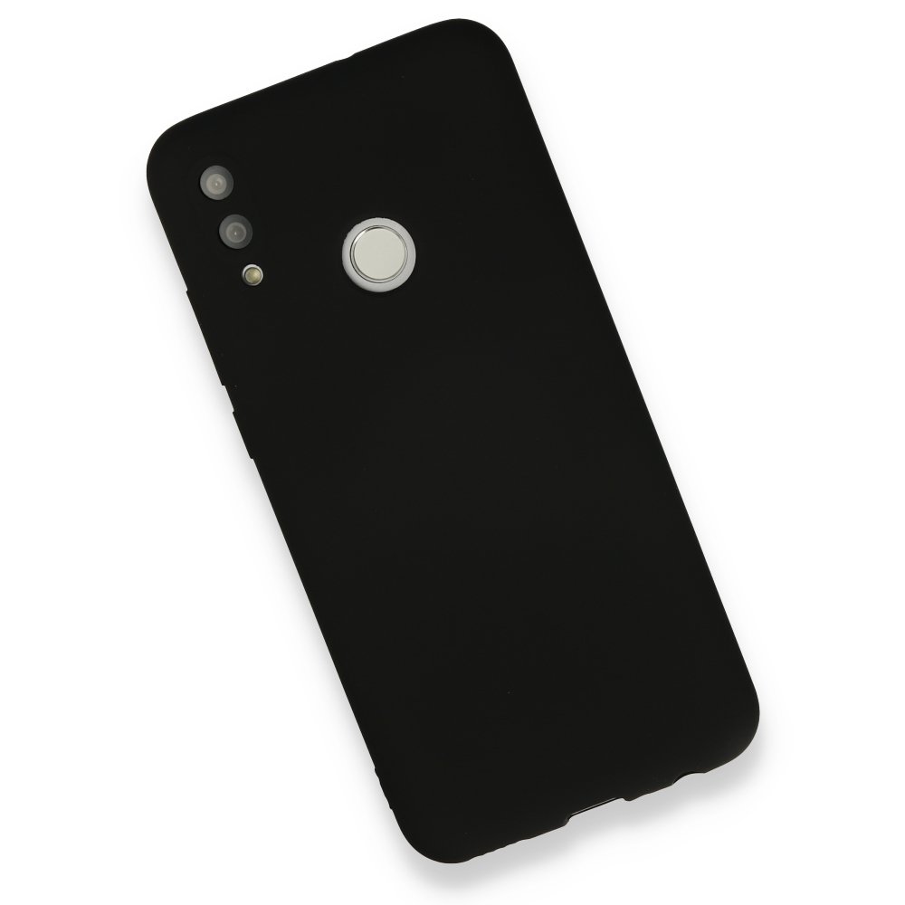 Huawei P Smart 2019 Kılıf Nano içi Kadife Silikon - Siyah  Huawei P Smart 2019 Kılıf Nano içi Kadife Silikon - Siyah