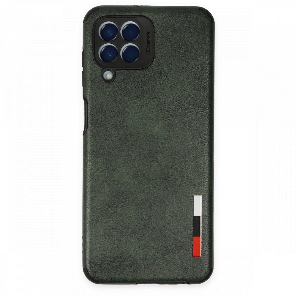  Samsung Galaxy M33 Kılıf Loop Deri Silikon - Yeşil
