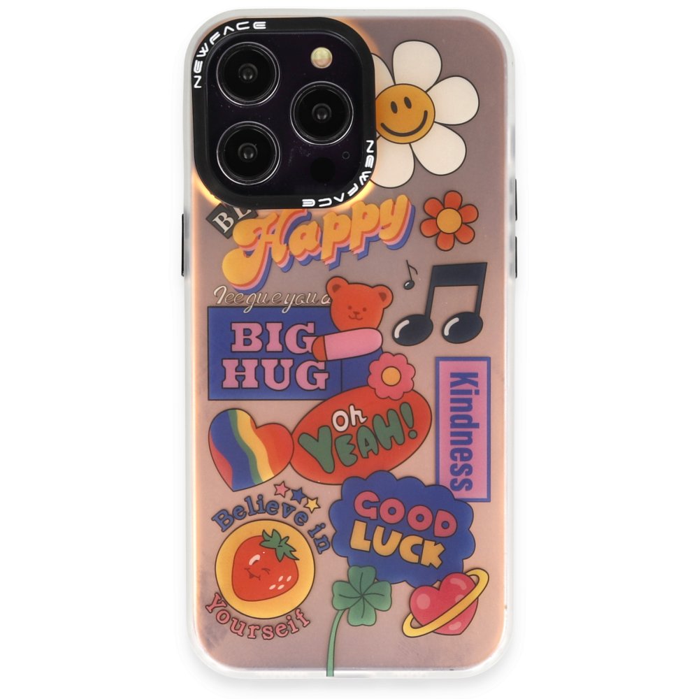 iPhone 14 Pro Max Kılıf Estoril Desenli Kapak - Estoril - 15