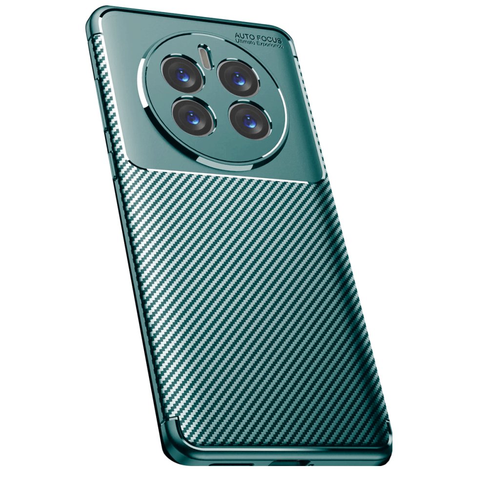 Realme 12 Pro Plus Kılıf Auto Focus Karbon Kapak - Koyu Yeşil Realme 12 Pro Plus Kılıf Auto Focus Karbon Kapak - Koyu Yeşil