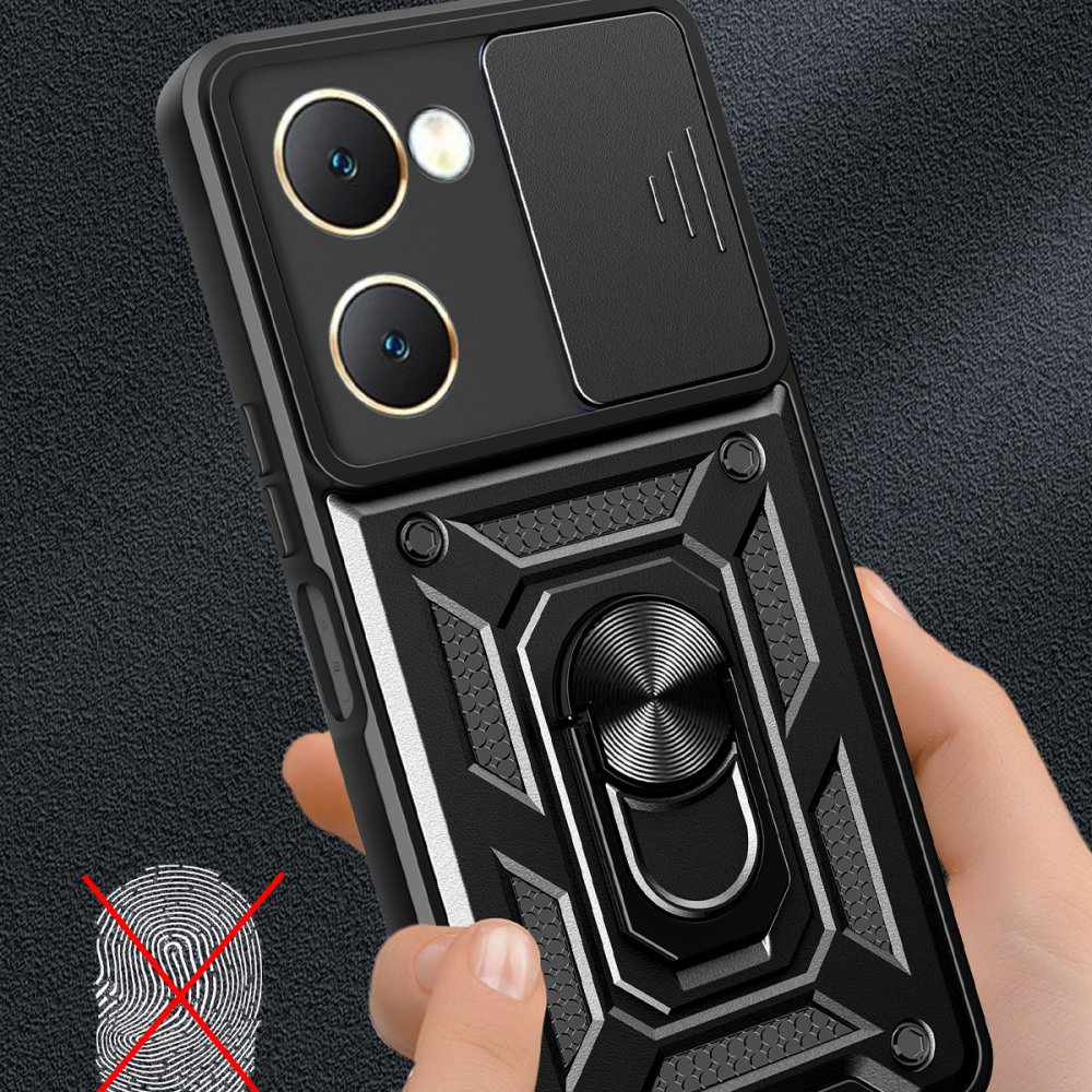 Vivo Y18 Kılıf Pars Lens Yüzüklü Silikon - Yeşil Vivo Y18 Kılıf Pars Lens Yüzüklü Silikon - Yeşil
