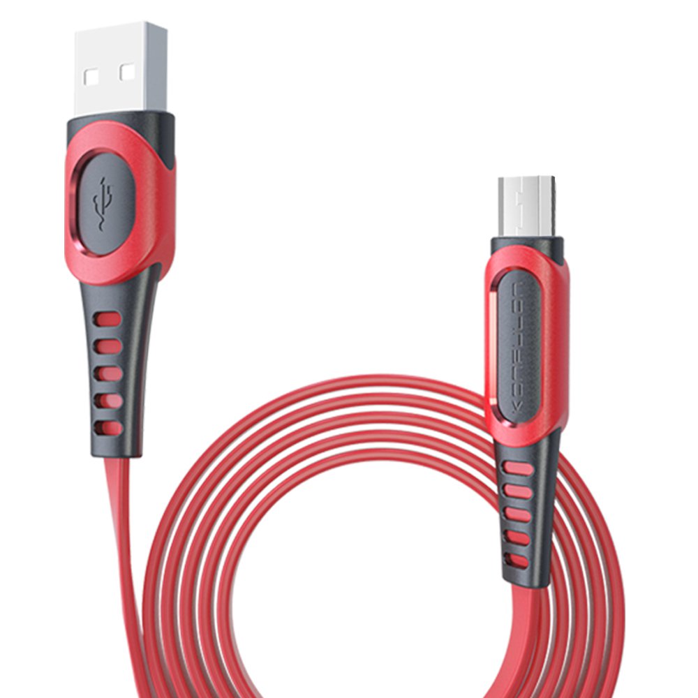 Konfulon DC01 Süper Hızlı Micro USB Kablo 1M 2.4A - Kırmızı Konfulon DC01 Süper Hızlı Micro USB Kablo 1M 2.4A - Kırmızı