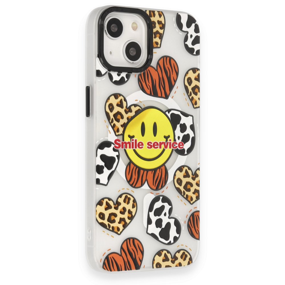  iPhone 14 Kılıf Apollo Magneticsafe Desenli Kapak - Apollo Şeffaf - 2