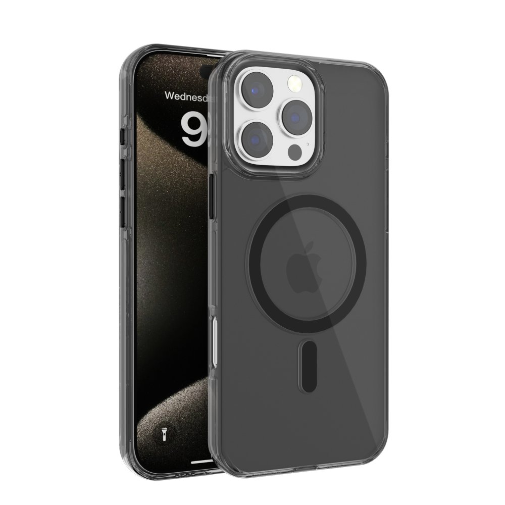Joko iPhone 16 Pro Max Gleam PC Sert Magsafe Kılıf - Siyah