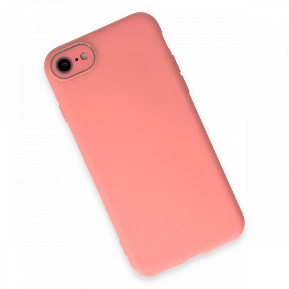  iPhone 7 Kılıf Lansman Glass Kapak - Pembe