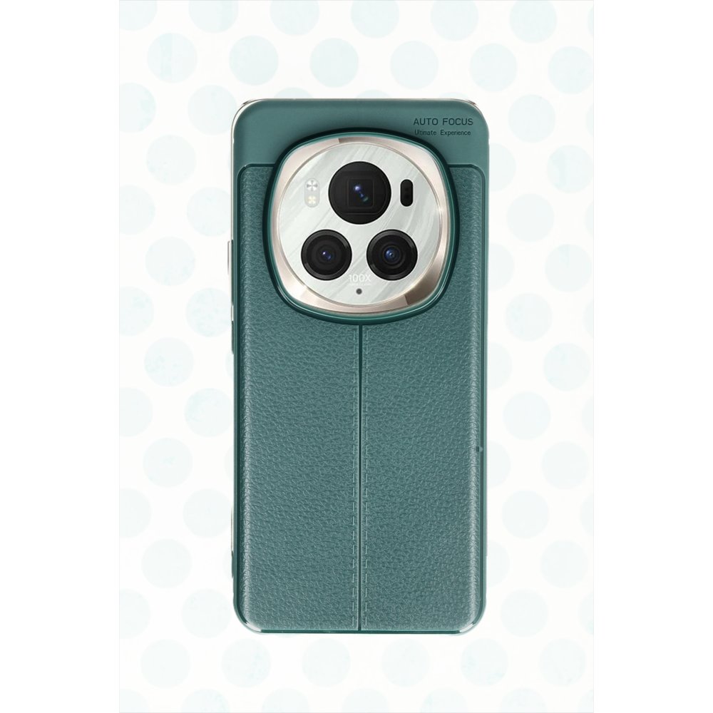 Huawei Honor Magic 6 Pro Kılıf Auto Focus Kapak - Koyu Yeşil  Huawei Honor Magic 6 Pro Kılıf Auto Focus Kapak - Koyu Yeşil