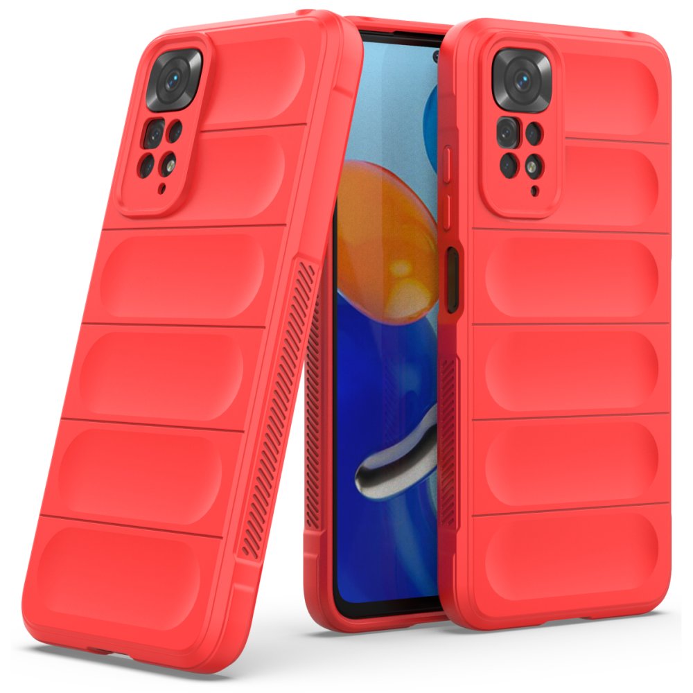 Redmi Note 11S Kılıf Optimum Silikon - Kırmızı Redmi Note 11S Kılıf Optimum Silikon - Kırmızı