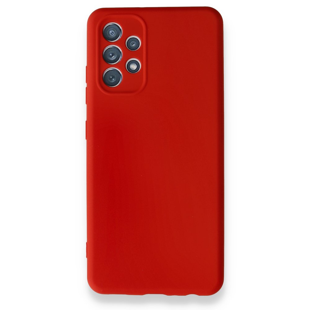  Samsung Galaxy A32 Kılıf Nano içi Kadife Silikon - Kırmızı