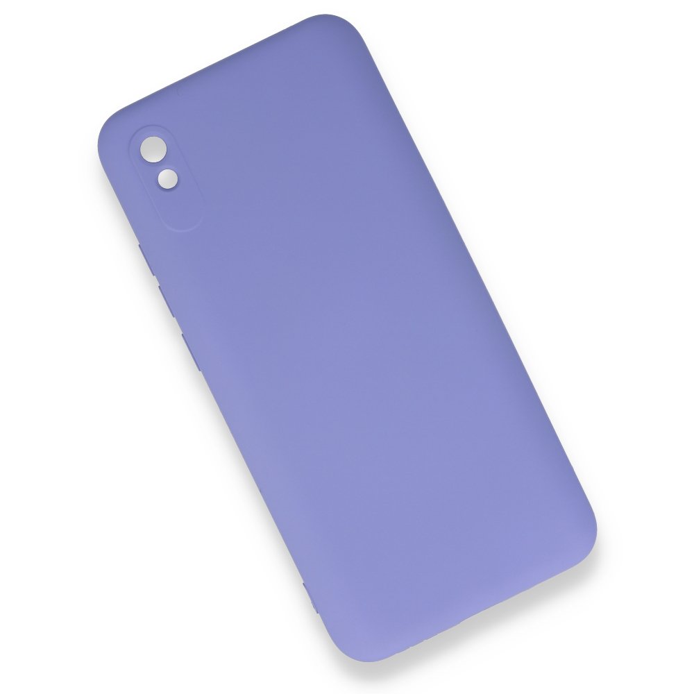 Redmi 9A Kılıf Nano içi Kadife Silikon - Lila Redmi 9A Kılıf Nano içi Kadife Silikon - Lila