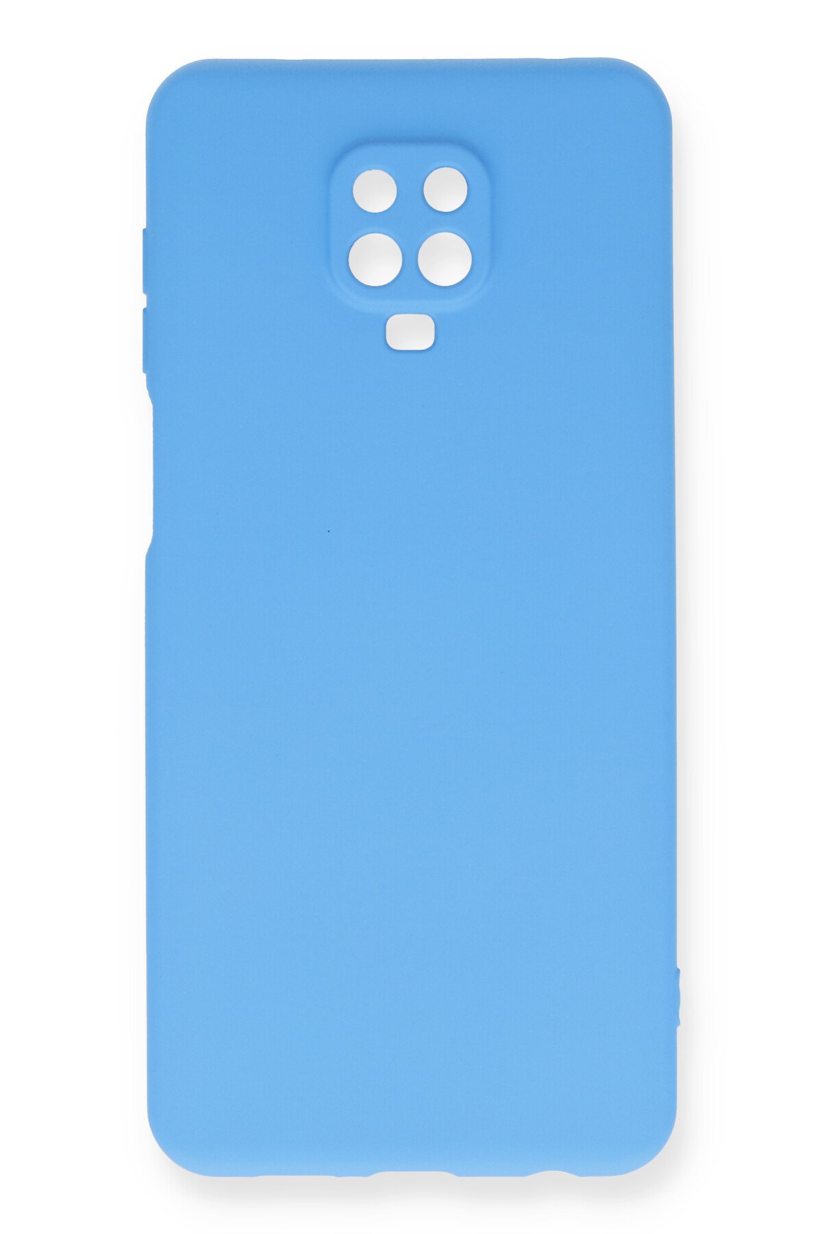 Redmi Note 9S Kılıf Nano içi Kadife Silikon - Mavi Redmi Note 9S Kılıf Nano içi Kadife Silikon - Mavi