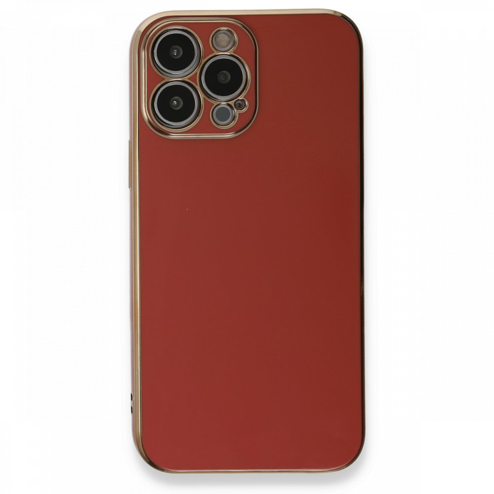  iPhone 13 Pro Kılıf Volet Silikon - Kırmızı