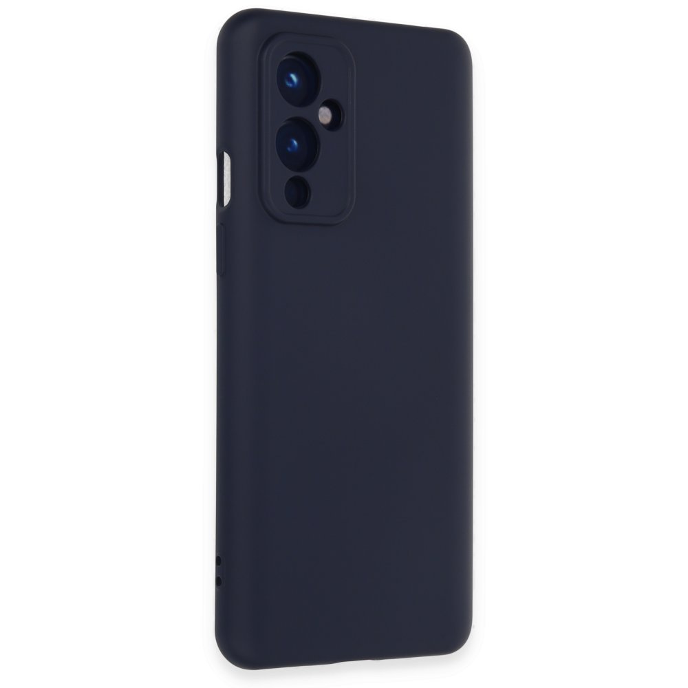 One Plus 9 Kılıf Nano içi Kadife Silikon - Lacivert One Plus 9 Kılıf Nano içi Kadife Silikon - Lacivert