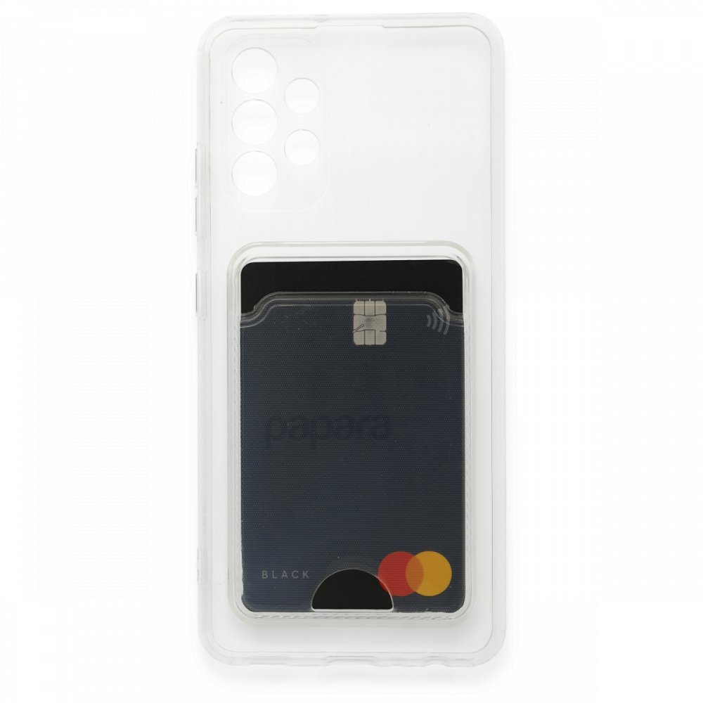 Samsung Galaxy A72 Kılıf Kart Şeffaf Silikon - Şeffaf Samsung Galaxy A72 Kılıf Kart Şeffaf Silikon - Şeffaf