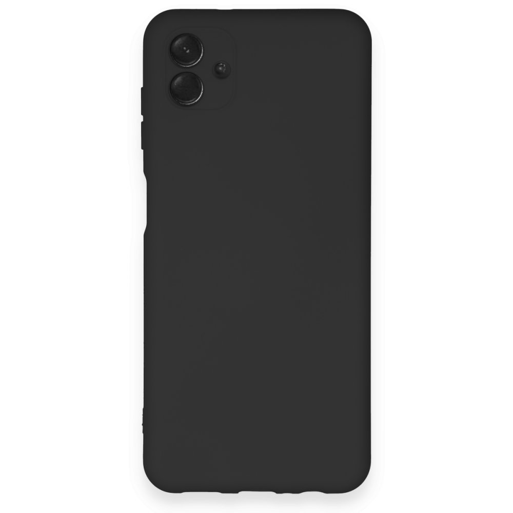  Samsung Galaxy A04E Kılıf Nano içi Kadife Silikon - Siyah