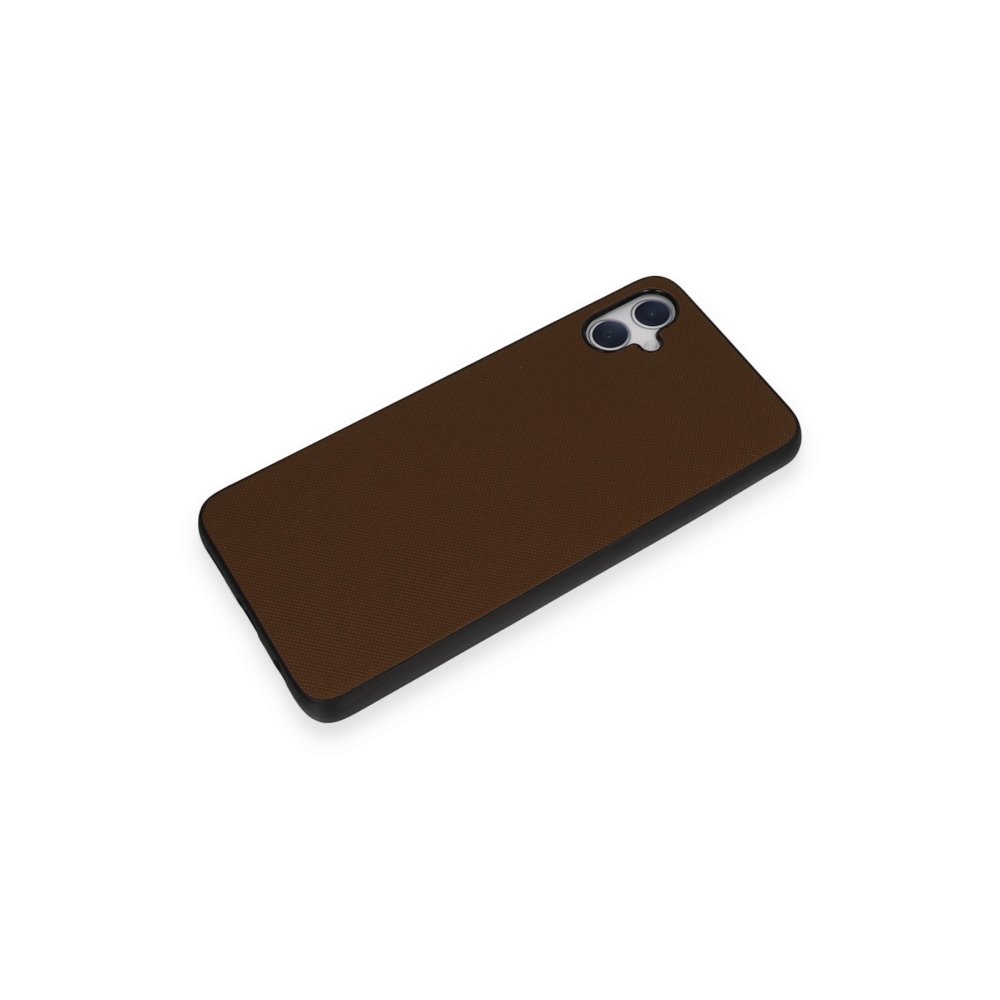  Samsung Galaxy A05 Kılıf Taft Kapak - Kahverengi