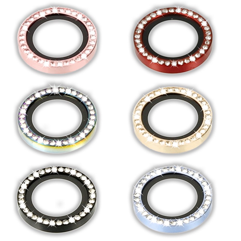  iPhone 12 Pro Max Diamond Kamera Lens - Siyah