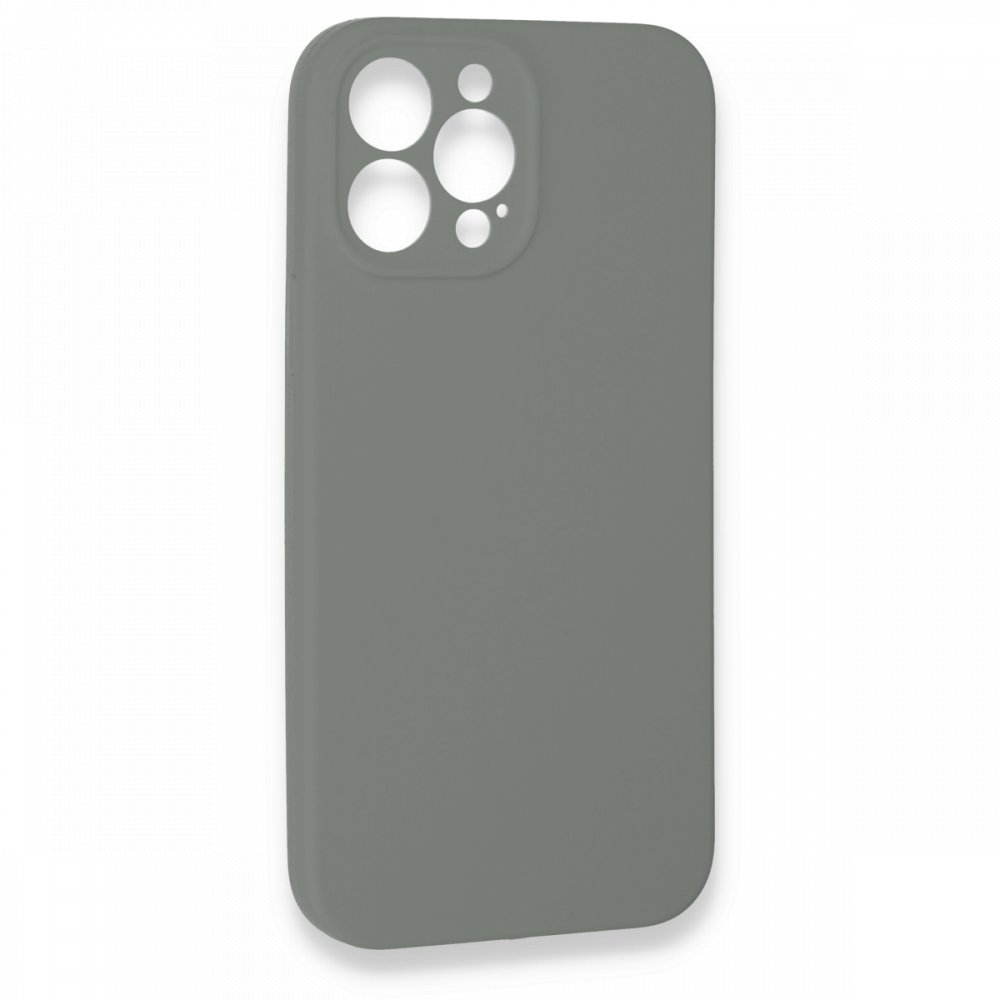  iPhone 13 Pro Max Kılıf Lansman Legant Silikon - Gri