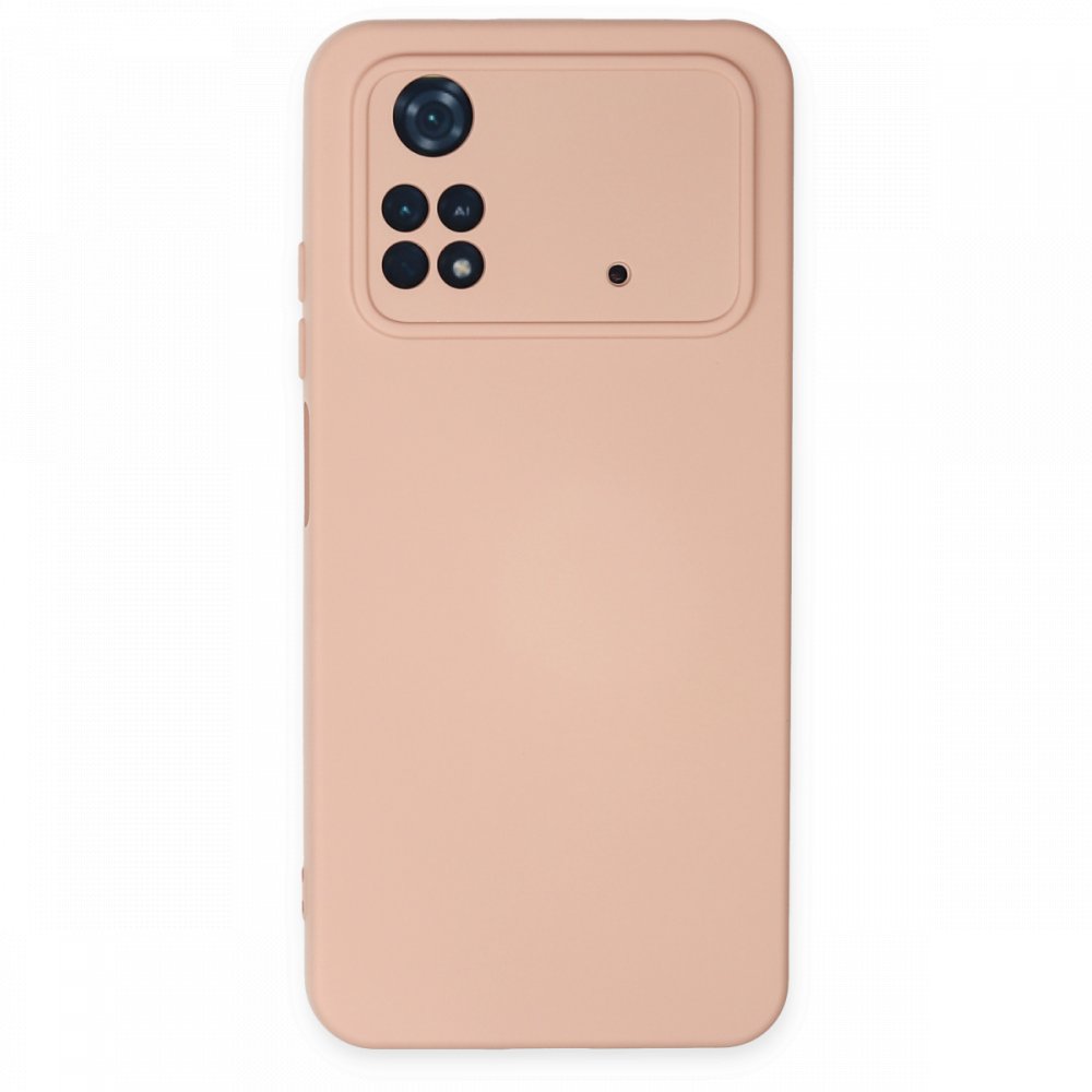  Xiaomi Poco M4 Pro 4G Kılıf Nano içi Kadife Silikon - Pudra