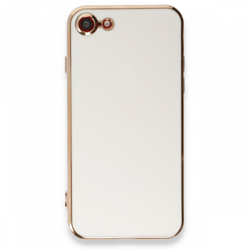iPhone 8 Kılıf Volet Silikon - Beyaz iPhone 8 Kılıf Volet Silikon - Beyaz
