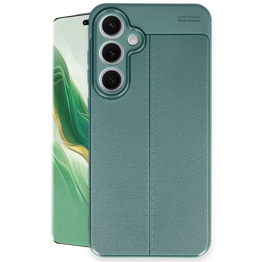Samsung Galaxy S24 FE Kılıf Auto Focus Kapak - Koyu Yeşil Samsung Galaxy S24 FE Kılıf Auto Focus Kapak - Koyu Yeşil