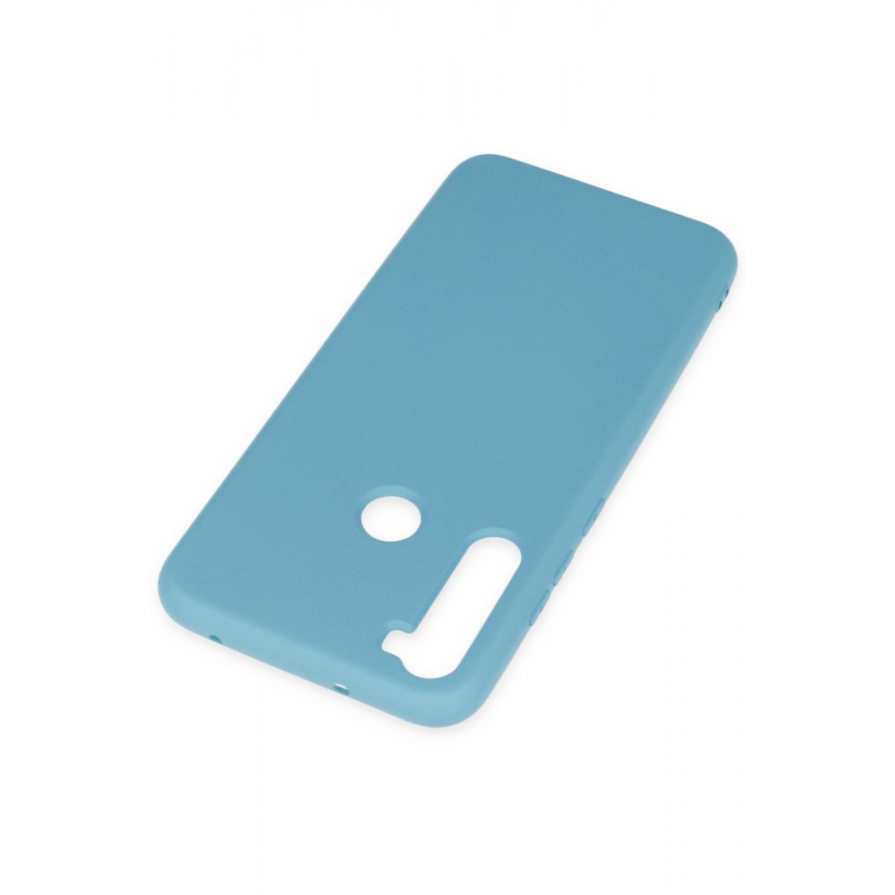 Redmi Note 8 Kılıf Nano içi Kadife Silikon - Mavi Redmi Note 8 Kılıf Nano içi Kadife Silikon - Mavi