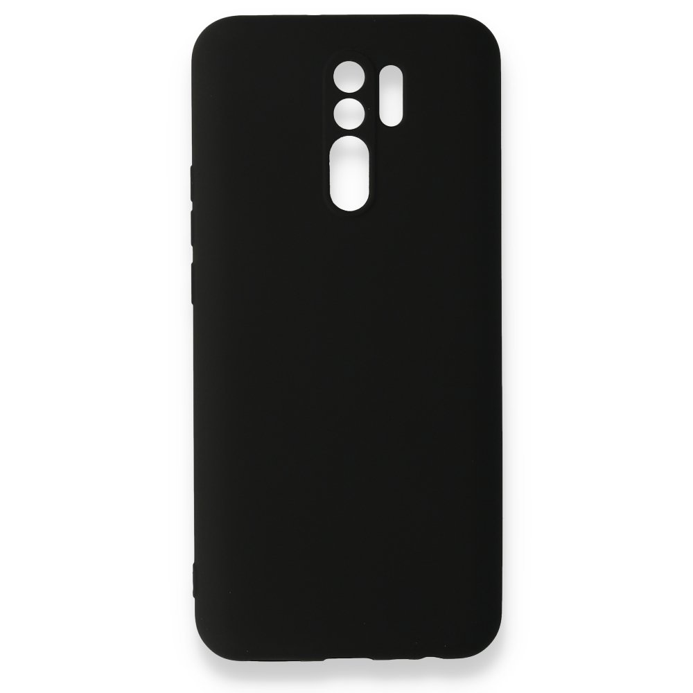 Redmi 9 Kılıf Nano içi Kadife Silikon - Siyah Redmi 9 Kılıf Nano içi Kadife Silikon - Siyah