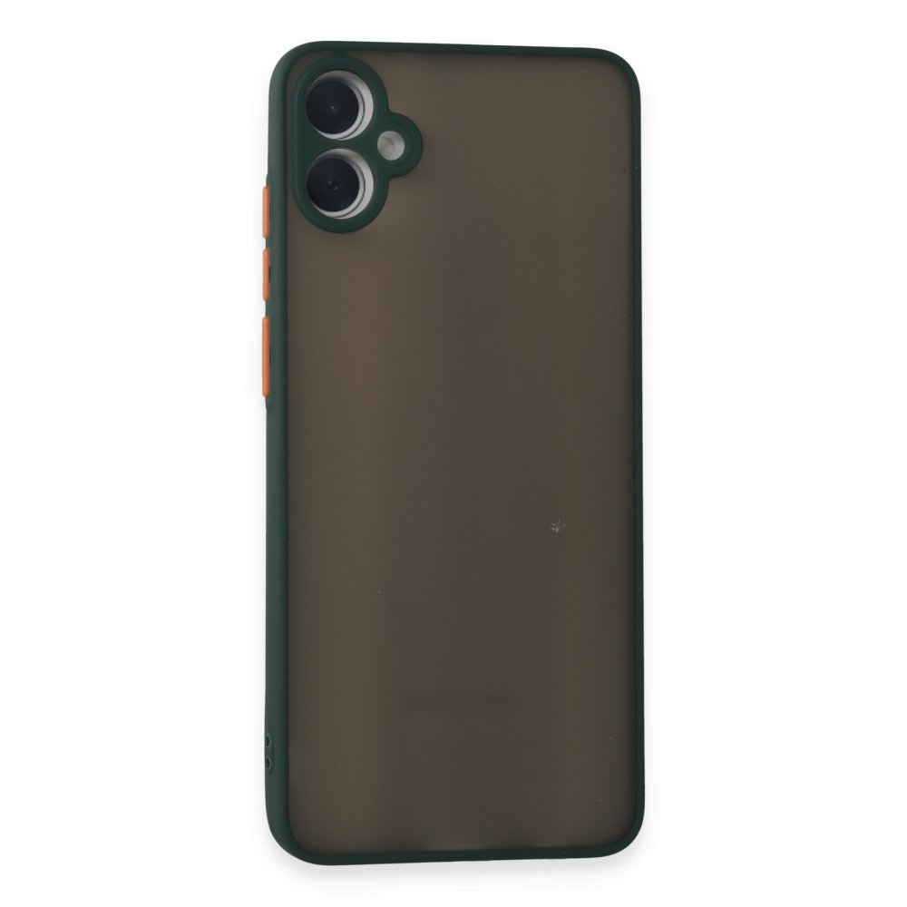  Samsung Galaxy A05 Kılıf Montreal Silikon Kapak - Yeşil