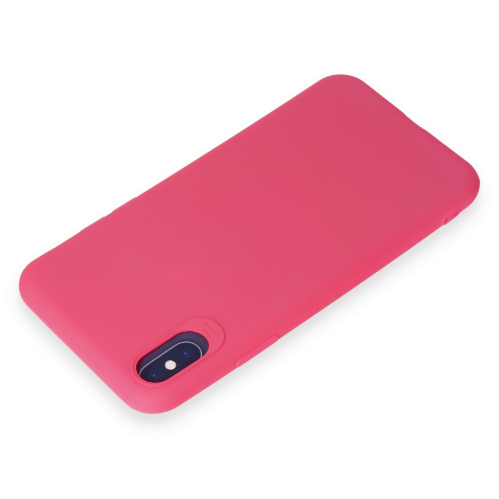 iPhone X Kılıf First Silikon - Pembe  iPhone X Kılıf First Silikon - Pembe