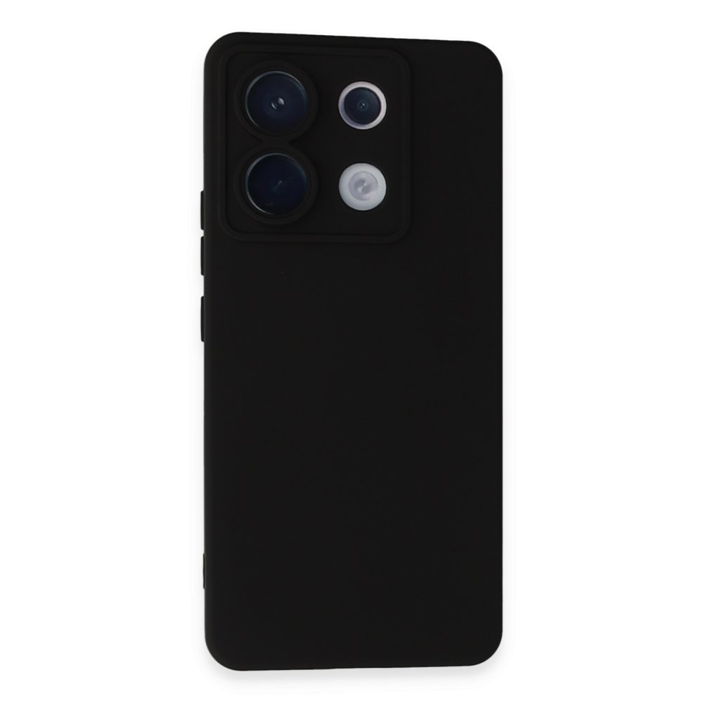 Redmi Note 13 Pro 5G Kılıf Nano içi Kadife Silikon - Siyah Redmi Note 13 Pro 5G Kılıf Nano içi Kadife Silikon - Siyah