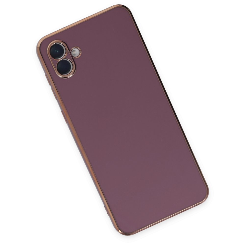  Samsung Galaxy A04 Kılıf Volet Silikon - Mor