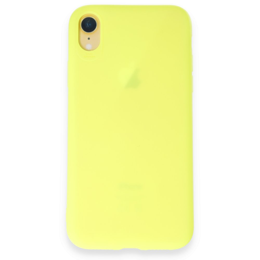  iPhone XR Kılıf First Silikon - Parlak Yeşil