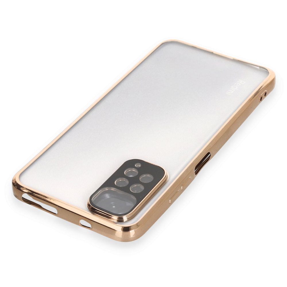 Redmi Note 11S Kılıf Razer Lensli Silikon - Gold