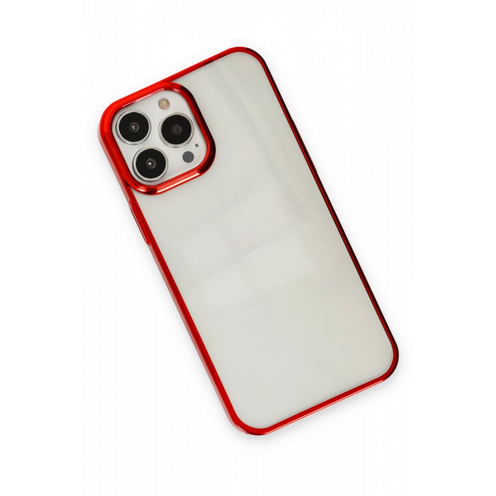  iPhone 13 Pro Max Kılıf Element Silikon - Kırmızı
