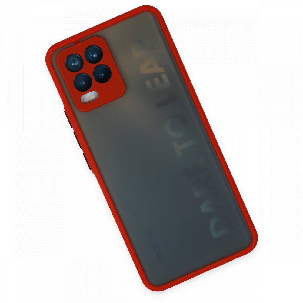  Realme 8 Pro Kılıf Montreal Silikon Kapak - Kırmızı