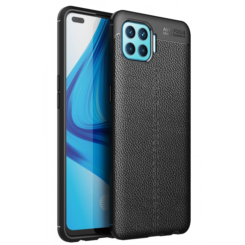  Oppo Reno 4 Lite Kılıf Auto Focus Kapak - Siyah