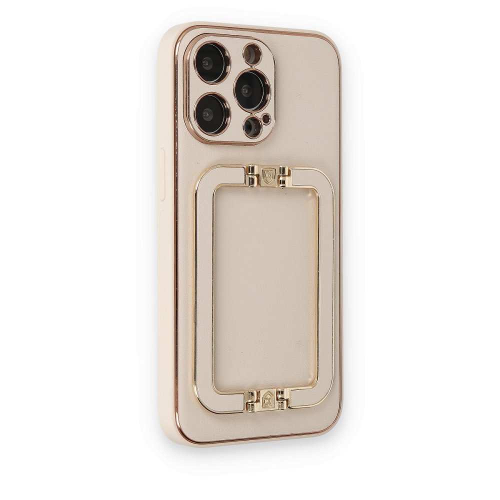  iPhone 14 Pro Kılıf Coco Elit Kapak - Gold