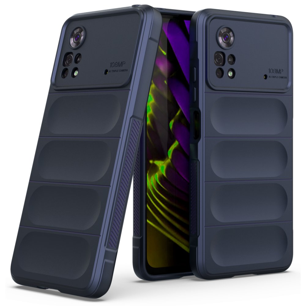  Xiaomi Poco X4 Pro 5G Kılıf Optimum Silikon - Lacivert