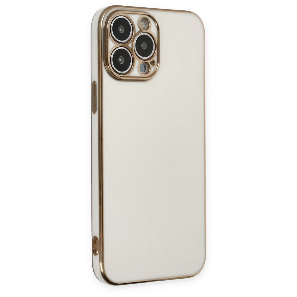 iPhone 14 Pro Max Kılıf Volet Silikon - Beyaz iPhone 14 Pro Max Kılıf Volet Silikon - Beyaz