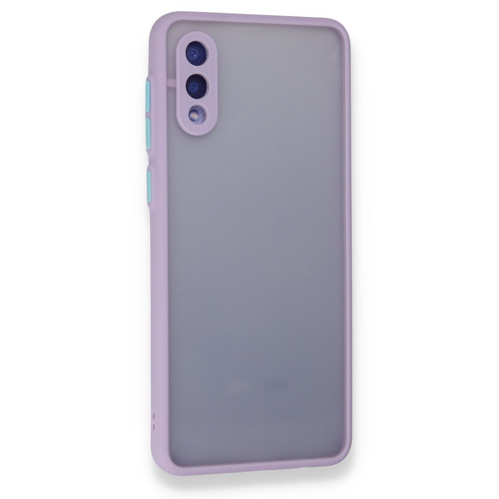 Samsung Galaxy A02 Kılıf Montreal Silikon Kapak - Mor Samsung Galaxy A02 Kılıf Montreal Silikon Kapak - Mor