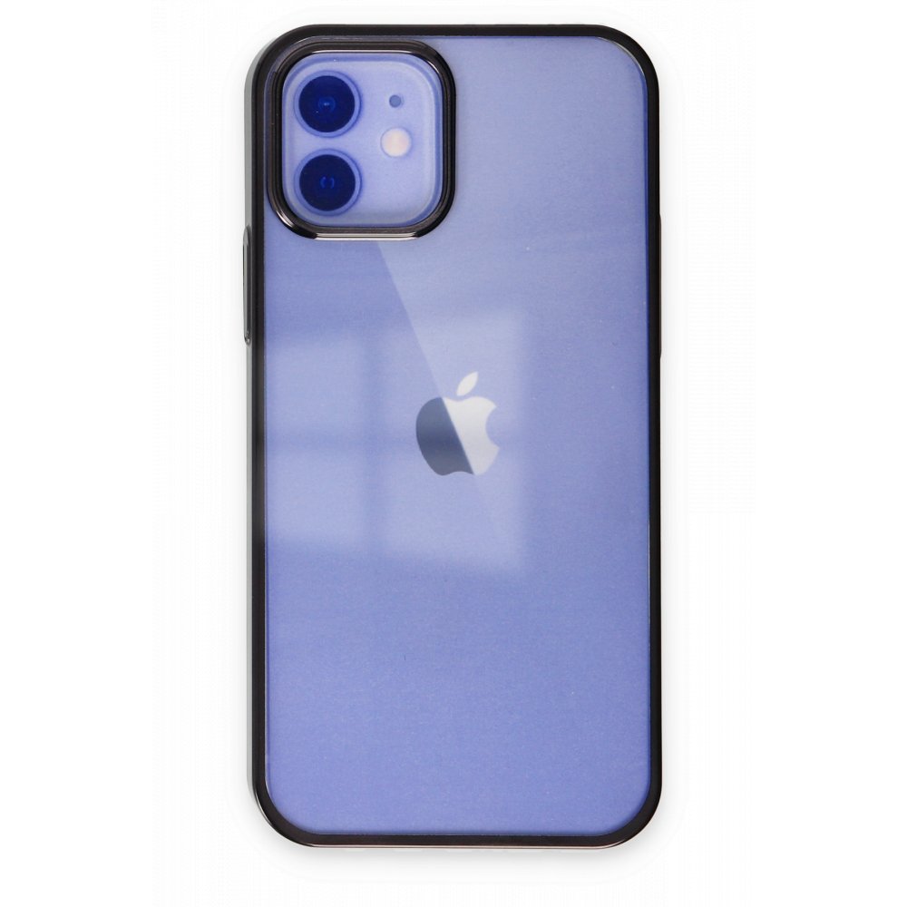  iPhone 12 Kılıf Element Silikon - Siyah