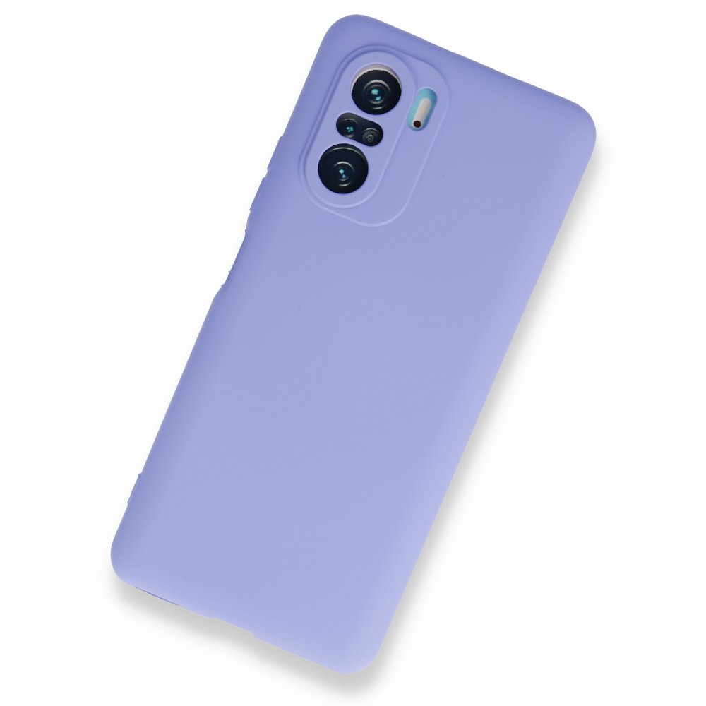  Xiaomi Poco F3 Kılıf First Silikon - Lila