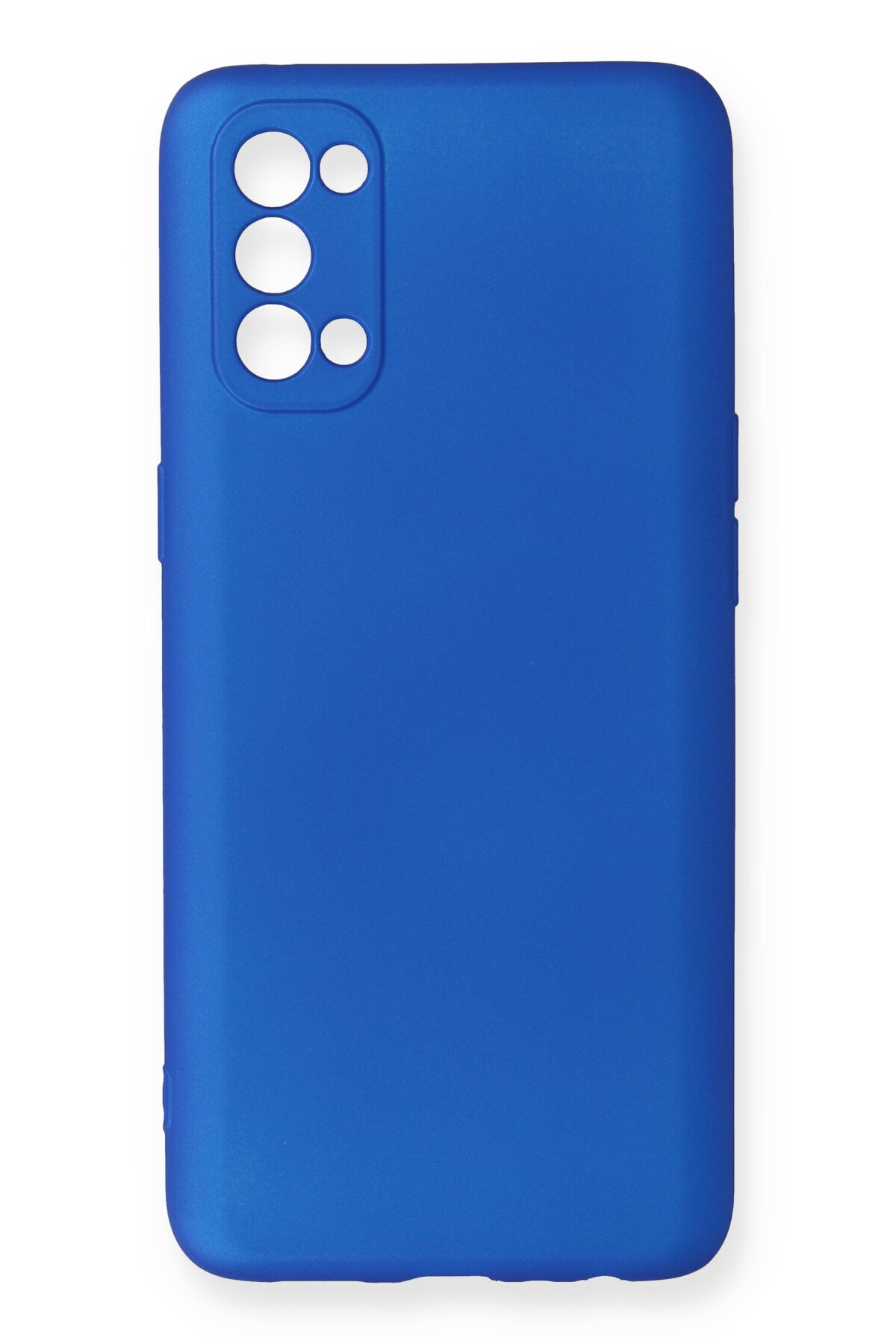  Oppo Reno 4 Kılıf First Silikon - Mavi