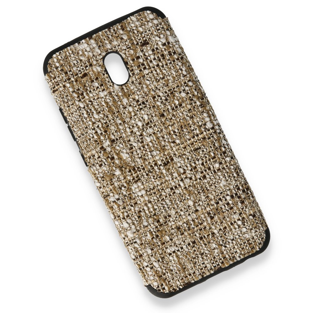Redmi 8A Kılıf Ottoman Kumaş Silikon - Krem Redmi 8A Kılıf Ottoman Kumaş Silikon - Krem
