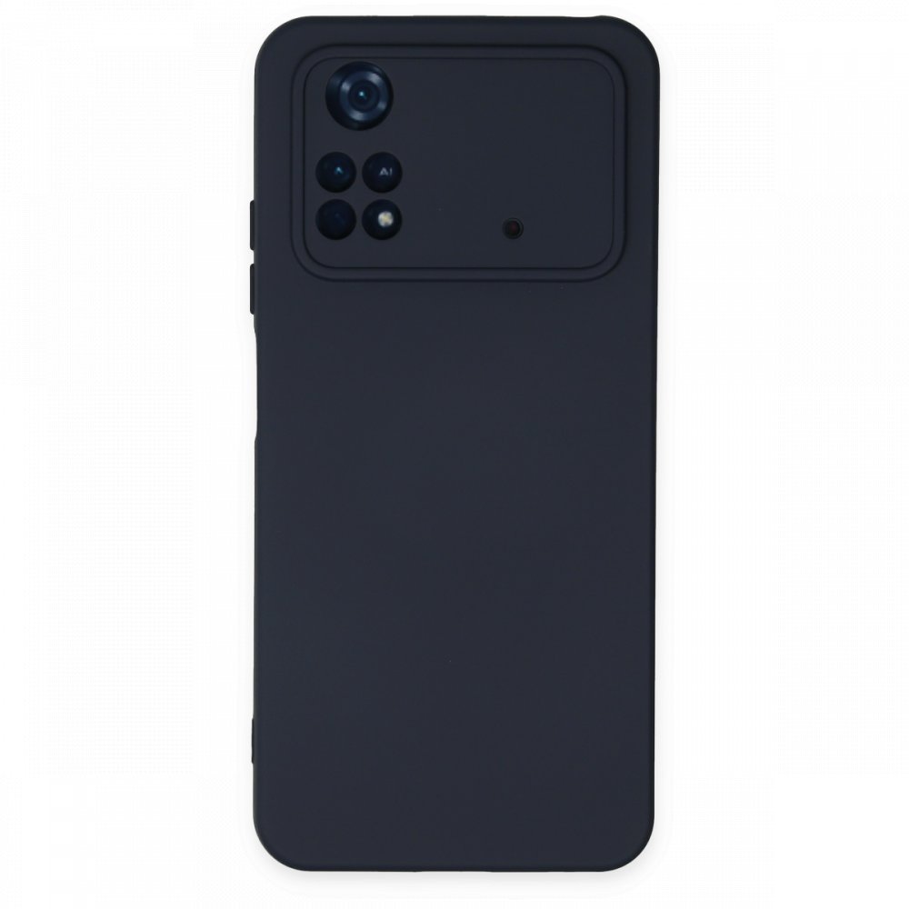  Xiaomi Poco M4 Pro 4G Kılıf Nano içi Kadife Silikon - Lacivert