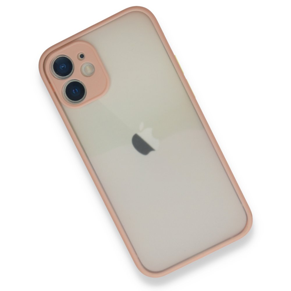 iPhone 11 Pro Max Kılıf Montreal Silikon Kapak - Pembe iPhone 11 Pro Max Kılıf Montreal Silikon Kapak - Pembe