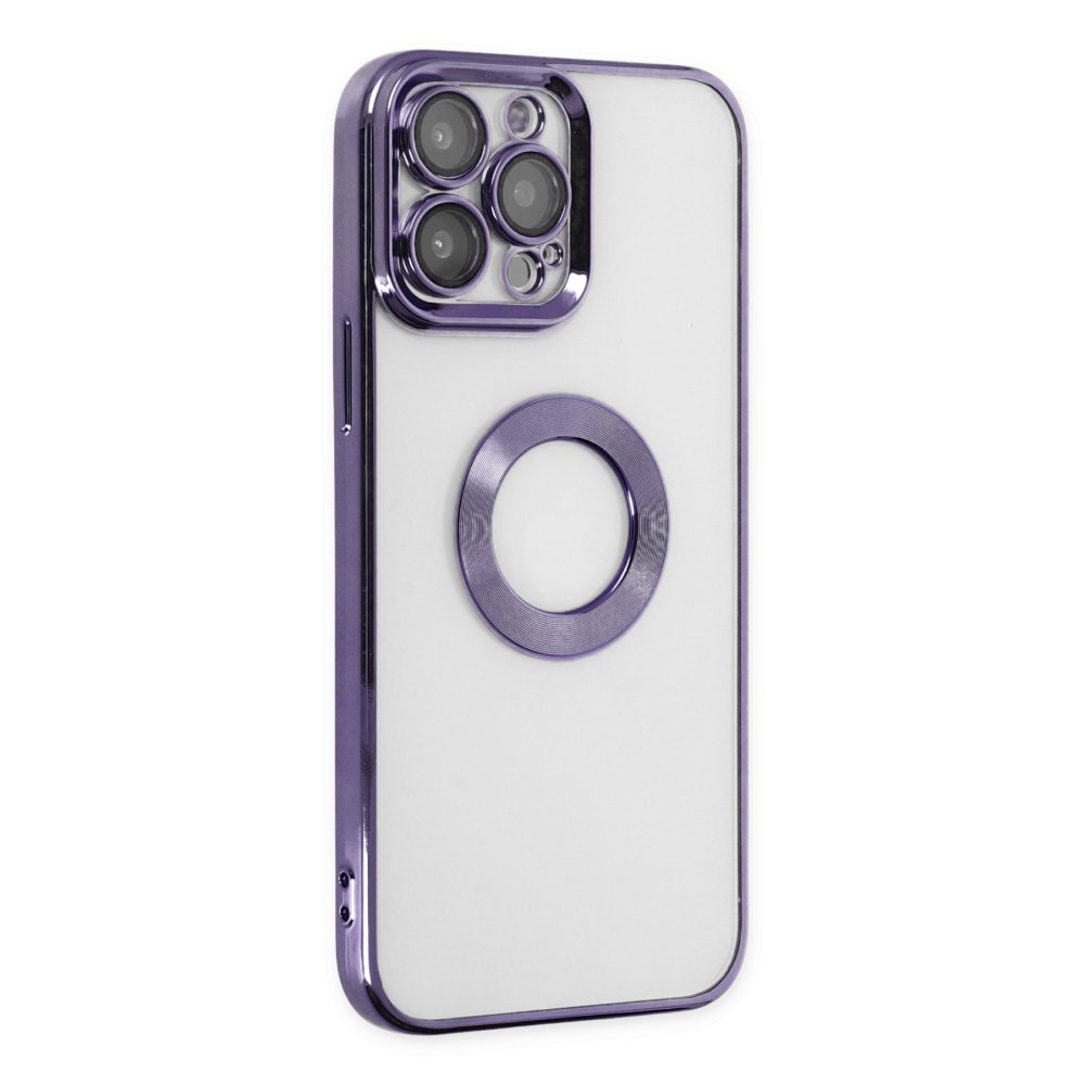  iPhone 14 Pro Kılıf Slot Silikon - Mor