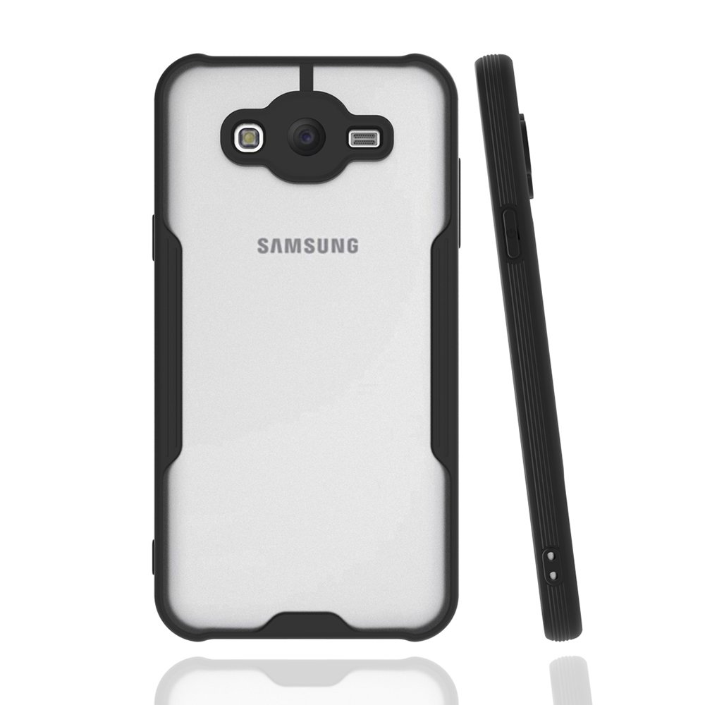  Samsung Galaxy J7 Kılıf Platin Silikon - Siyah