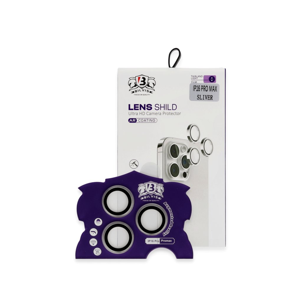  iPhone 16 Pro Bilvis Titan Kamera Lens - Titan Gri